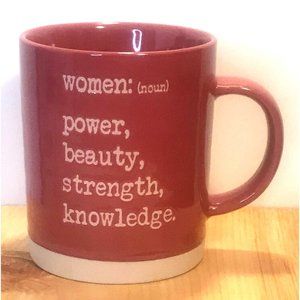 Prima Design Women Power Strength Beauty Knowledge Ceramic Coffee Tea Cup Mug